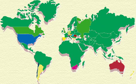 Carte du monde